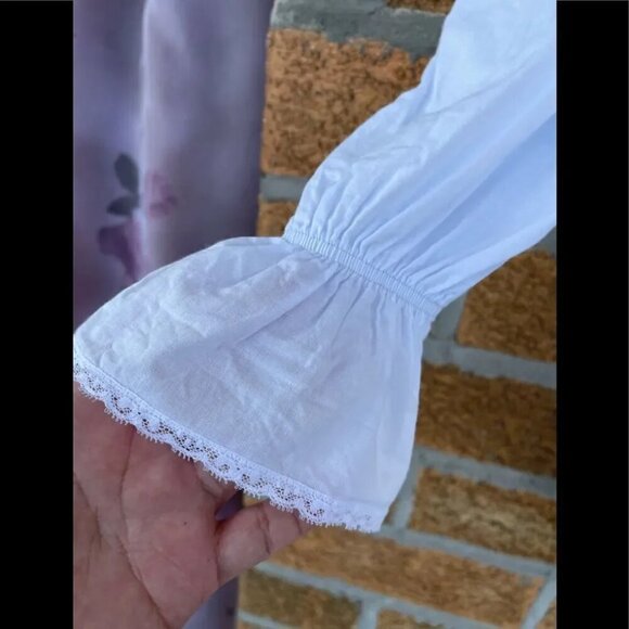 Henrie bendel ruffle boho blouse XL - Picture 2 of 7